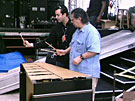 Christian Tamburr and Chick Corea - Playing vibes together at the  
Jacksonville Jazz Festival 2005