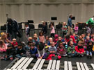 Christian Tamburr performs at the Lied Center for the Performing Arts in Lawrence KS / Presents workshop for grade school children 201